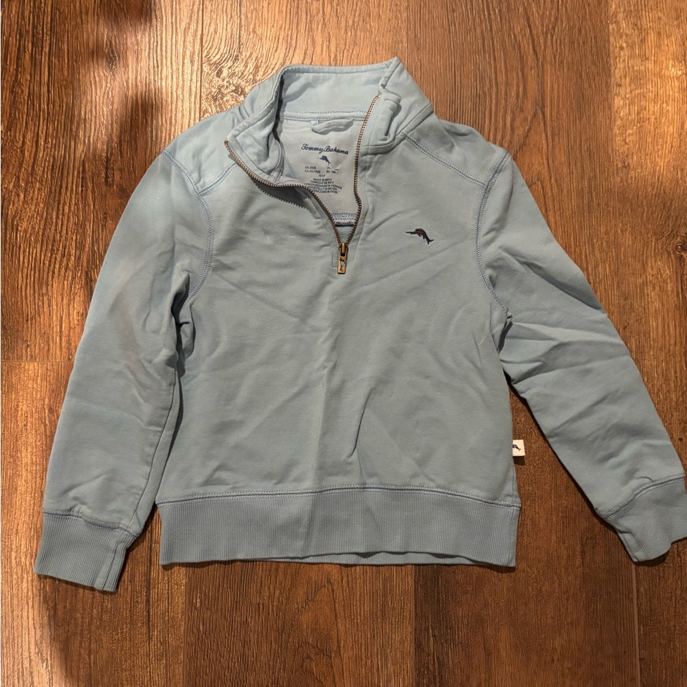 Kids Tommy Bahama Light Blue Zip-Up